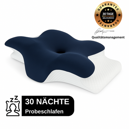 Orthopädisches Nackenkissen (60×40×12 cm) für erholsamen, tieferen Schlaf, Linderung von Verspannungen sowie verbesserte Haltung und Nackenbeweglichkeit